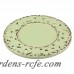 Fleur De Lis Living Coulson Ceramic Fleur-de-lis Candle Decorative Plate FDLV3015
